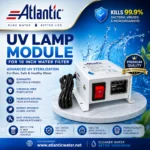 Atlantic UV Lamp Module for 10 Inch Water Filter with Voltage Meter