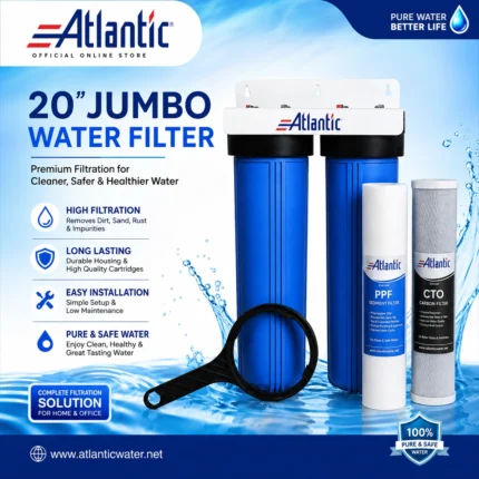 Atlantic Dual Jumbo Filter 20 Inch with PPF and CTO cartridges
