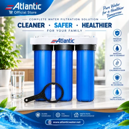 Atlantic Triple Stage Jumbo Filter 20 Inch for water filtration systems